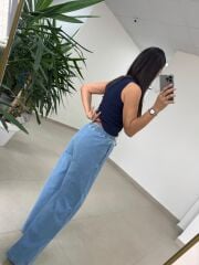 Gp 393 Zr Model Bel Lastikli Mavi Denim Pantolon