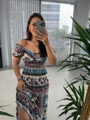 My 3209 Gipeli Ethnic Pattern Dress