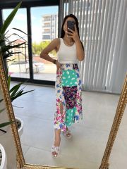 Patchwork Viskon Etek