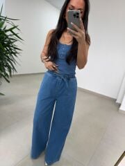 Gp 393 Zr Model Bel Lastikli Orta Mavi Denim Pantolon