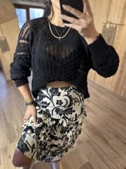 Şifon krep etek