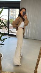 Taş Çimalı Palazzo Pantolon