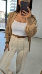 Taş Çimalı Palazzo Pantolon