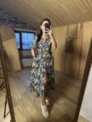 My 3008 Story dress with pocket and belt