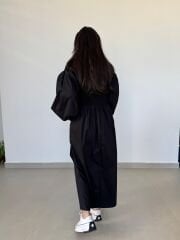 Dr 8282 Tasarım Balon Kol Elbise