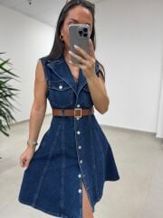 Gp 335 Orj Marka Laci  Denim Çan Elbise
