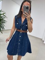 Gp 335 Orj Marka Laci  Denim Çan Elbise