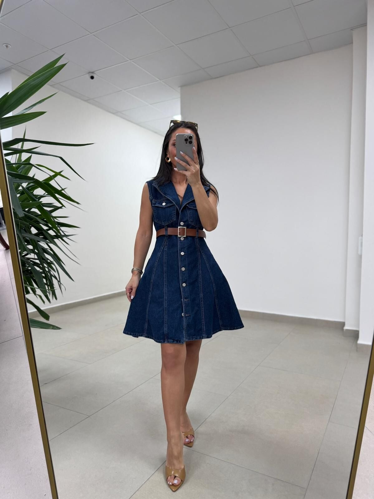 Gp 335 Orj Marka Laci  Denim Çan Elbise