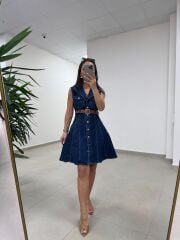 Gp 335 Orj Marka Laci  Denim Çan Elbise