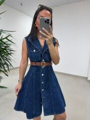 Gp 335 Orj Marka Laci  Denim Çan Elbise