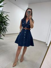 Gp 335 Orj Marka Laci  Denim Çan Elbise