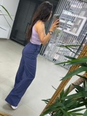 Gk Yün Efektli İndigo Pantolon