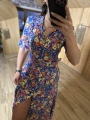 My 3008 Bouquet dress with pocket and belt