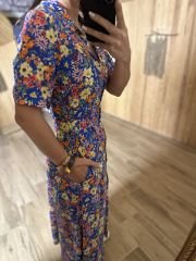 My 3008 Bouquet dress with pocket and belt