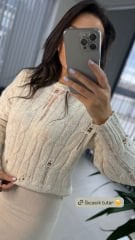 Orj. Marka taş Yırtıklı Triko