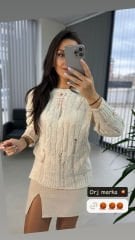 Orj. Marka taş Yırtıklı Triko