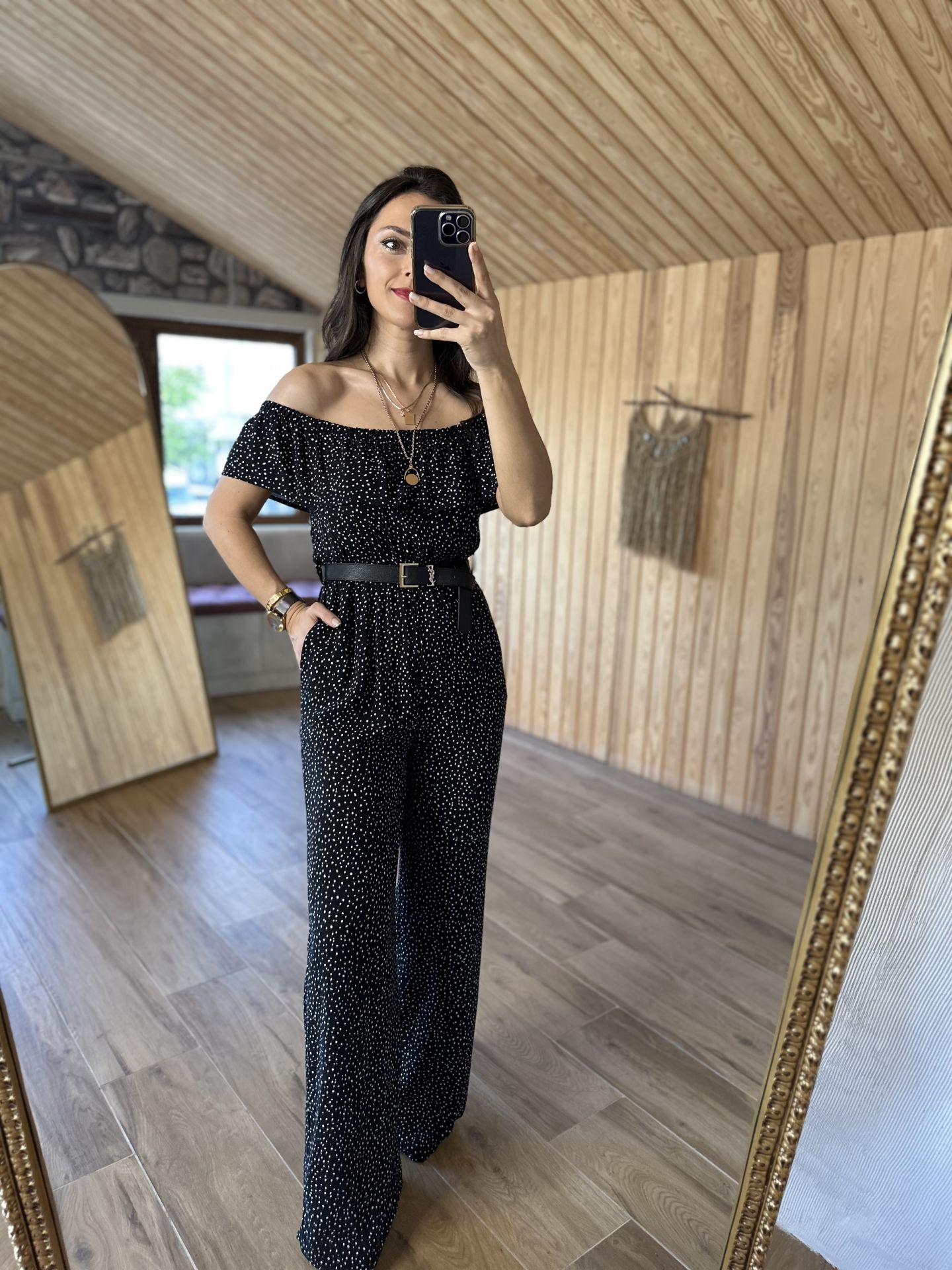My 3168 Black polka dot Madonna jumpsuit