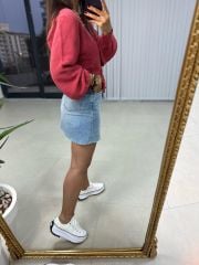 Dusty Rose Corduroy Jacket Cardigan