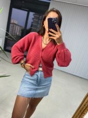 Dusty Rose Corduroy Jacket Cardigan
