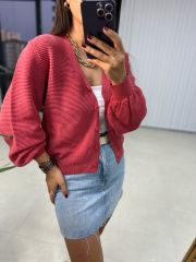 Dusty Rose Corduroy Jacket Cardigan