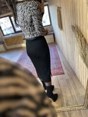Fitilli triko etek