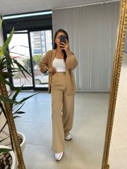Camel Palazzo pant