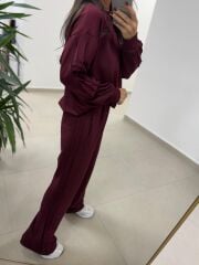 Ms 89543 Bordo Modal Takım