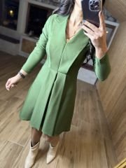 Ms Jacket collar khaki