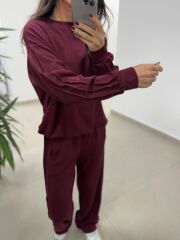 Ms 89543 Bordo Modal Takım