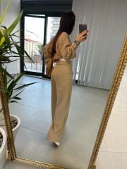 Camel Palazzo pant