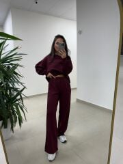 Ms 89543 Bordo Modal Takım