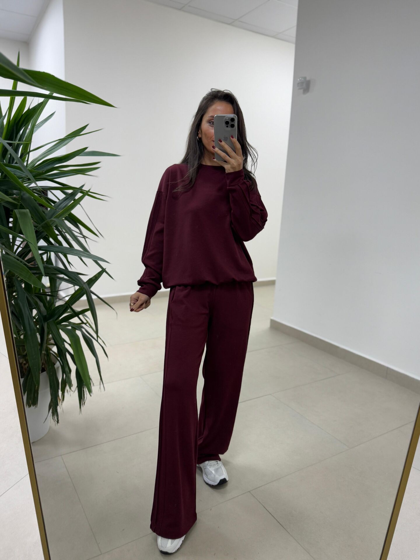 Ms 89543 Bordo Modal Takım