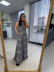 Cr Kırmızı Güllü Tulum