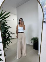 Np Taş Kemerli Palazzo Pantolon