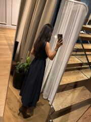 La 69288 Fermuar Detaylı Sıfır Kol Kemerli Laci Elbise