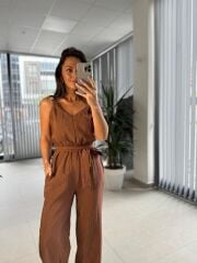 Np 7000 Kahve Kraşlı Kuşaklı Tulum