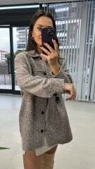 Ms Mink Flecked Cashmere Jacket