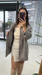 Ms Mink Flecked Cashmere Jacket