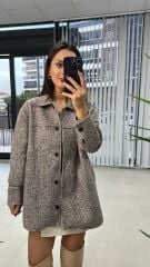 Ms Mink Flecked Cashmere Jacket