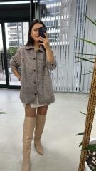 Ms Mink Flecked Cashmere Jacket