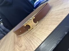 155 C tasarım kahve kemer