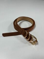 3040 Gold Halka Detaylı Kavhe Kemer