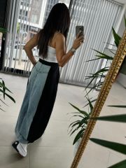 Dr Denim Detaylı Etek