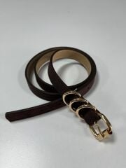 3040 Gold Halka Detaylı Taba Kemer