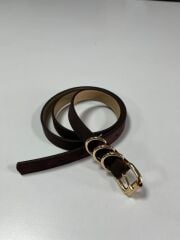 3040 Gold Halka Detaylı Taba Kemer