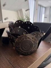 Nn 155 Halka Geçişli Acı Kahve Kemer