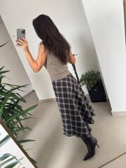 Nn 4563 Tasarım Süveter Triko Yelek