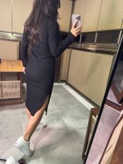 Ms Kaşkorse Siyah Kalem Elbise