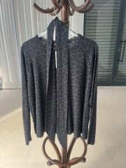 Po 2710 Leopar Bisiklet Yaka Antrasit Triko