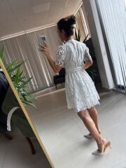 Mc 5716 Kruvaze Dantel Elbise